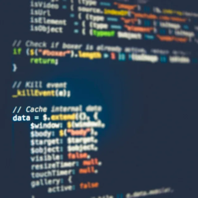Lines of syntax-highlighted code filling a screen.